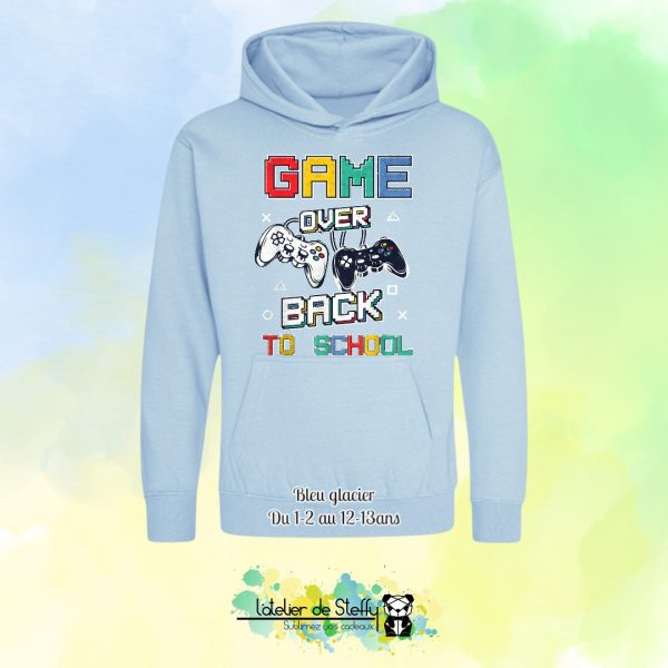 Sweat capuche Noah - Game over...Back to school – Image 6