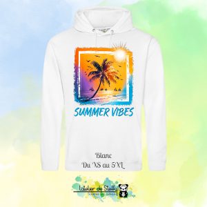 Sweat capuche Kalb - Summer vibes