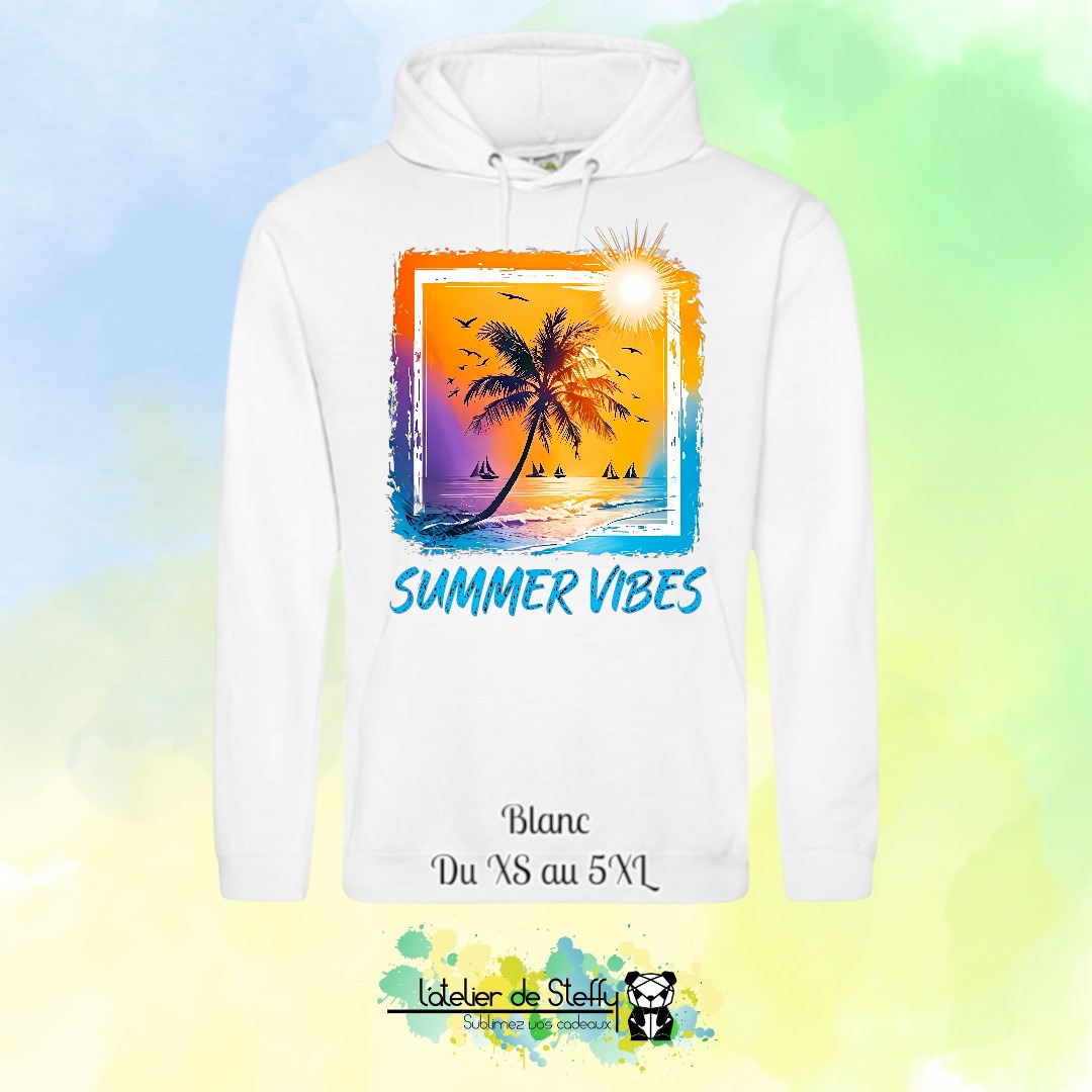 Sweat capuche Kalb - Summer vibes