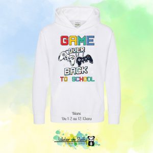 Sweat capuche Noah - Game over...Back to school