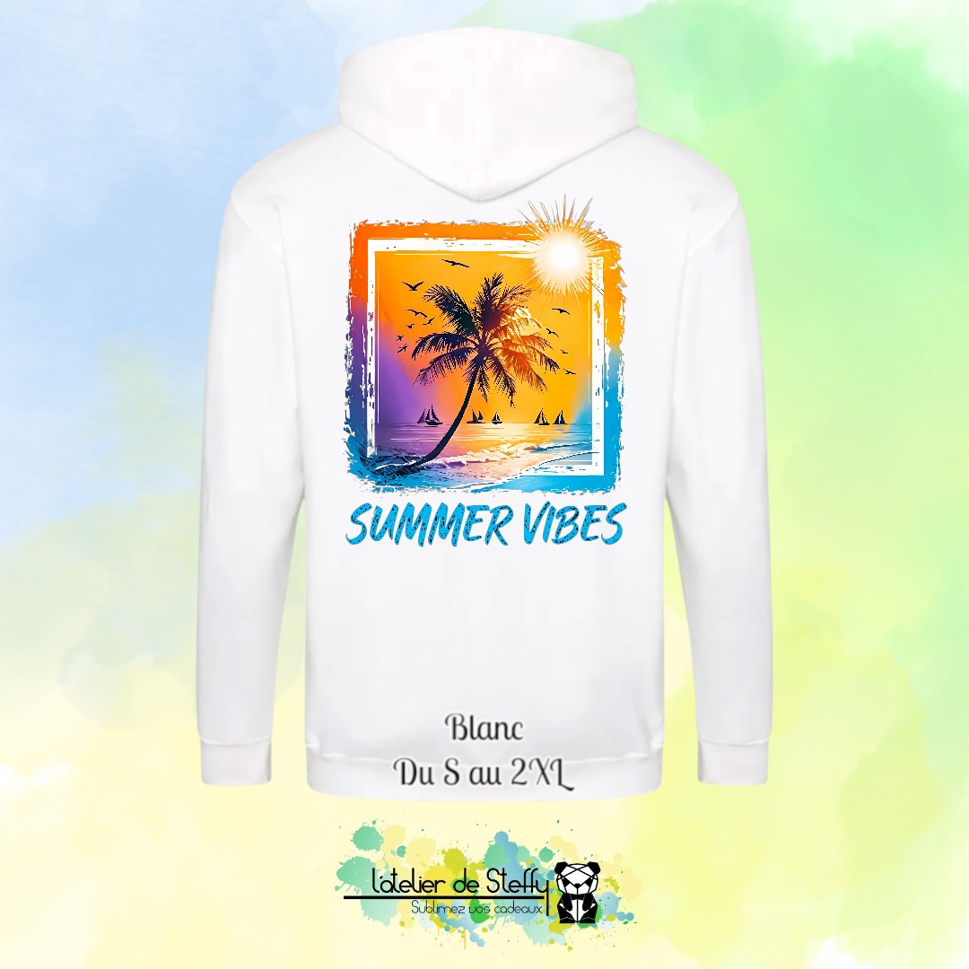 Veste sweat capuche Tof - Summer vibes