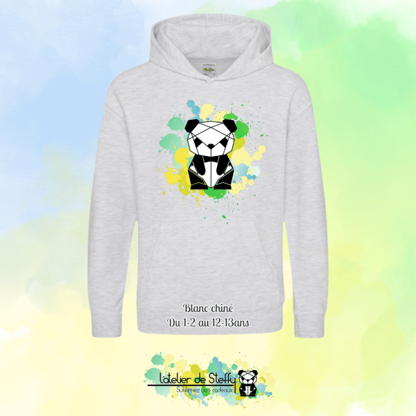 Sweat capuche Noah - Panda de l'atelier – Image 2