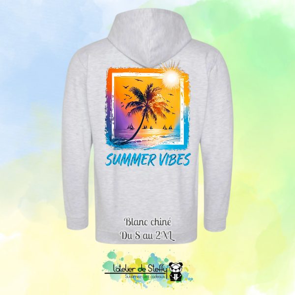 Veste sweat capuche Tof - Summer vibes – Image 2