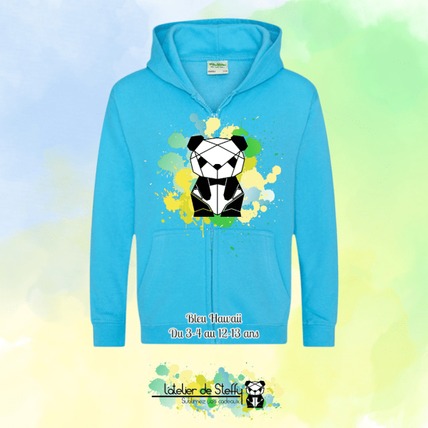 Veste sweat capuche Lou - Panda de l'atelier – Image 2