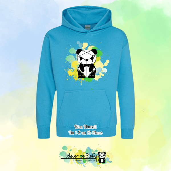Sweat capuche Noah - Panda de l'atelier – Image 7