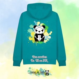Veste sweat capuche Cath - Panda de l'atelier