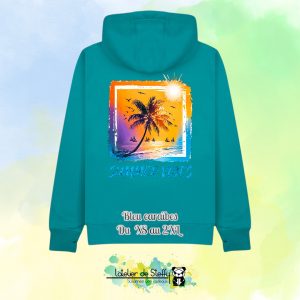 Veste sweat capuche Cath - Summer vibes