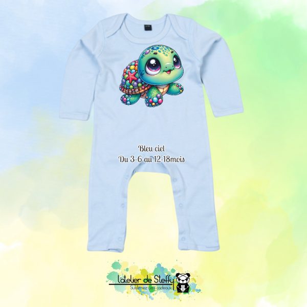 Barboteuse Pitchoune - Tortue mimi – Image 3