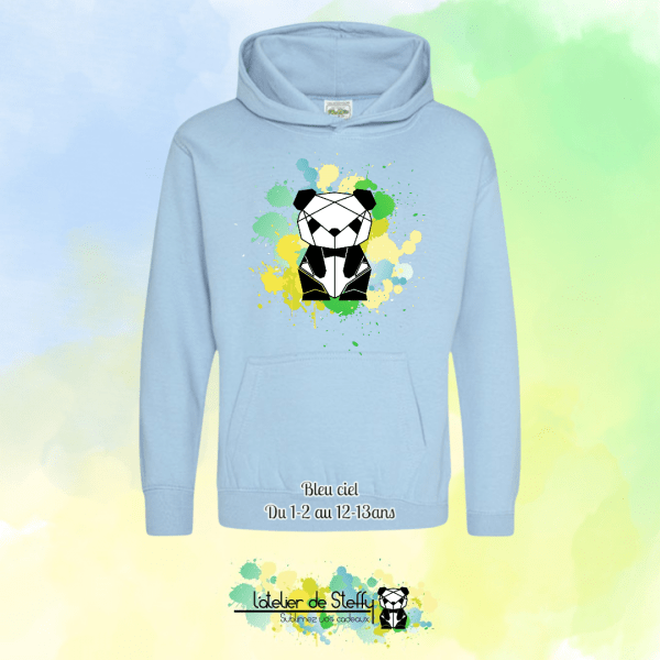 Sweat capuche Noah - Panda de l'atelier – Image 4