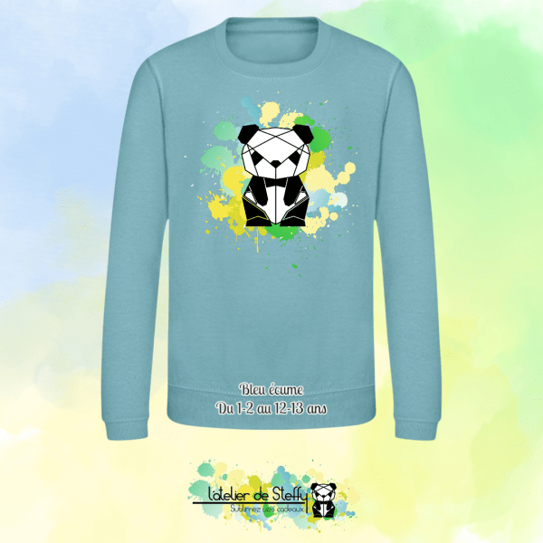 Sweat col rond Lyzo - Panda de l'atelier – Image 3