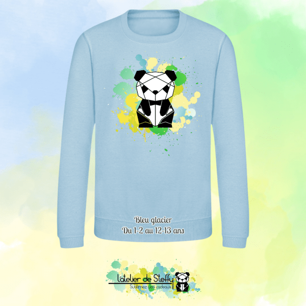 Sweat col rond Lyzo - Panda de l'atelier – Image 4