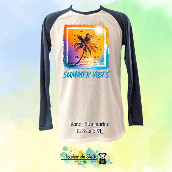Tee shirt manches longues Adam - Summer vibes – Image 2