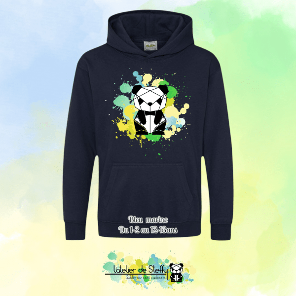 Sweat capuche Noah - Panda de l'atelier – Image 8