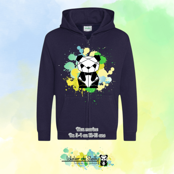 Veste sweat capuche Lou - Panda de l'atelier – Image 3