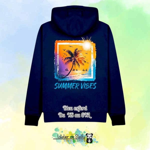 Veste sweat capuche Cath - Summer vibes – Image 7
