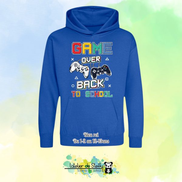 Sweat capuche Noah - Game over...Back to school – Image 10