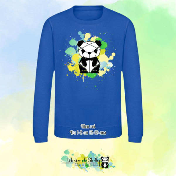 Sweat col rond Lyzo - Panda de l'atelier – Image 7