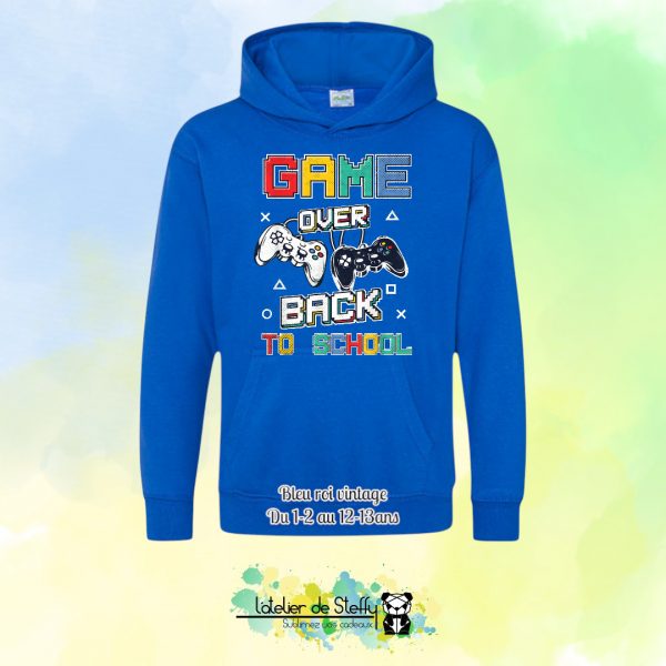 Sweat capuche Noah - Game over...Back to school – Image 11