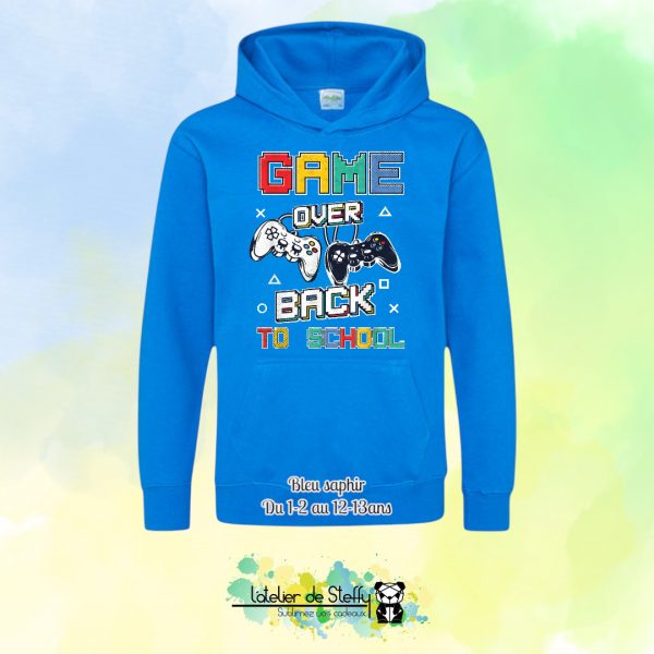Sweat capuche Noah - Game over...Back to school – Image 12
