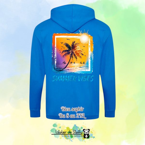 Veste sweat capuche Tof - Summer vibes – Image 7