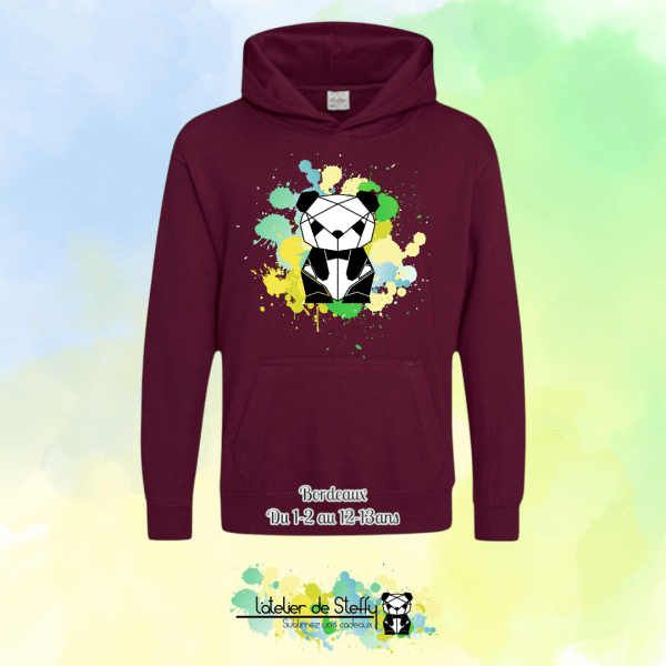 Sweat capuche Noah - Panda de l'atelier – Image 13
