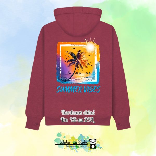 Veste sweat capuche Cath - Summer vibes – Image 13