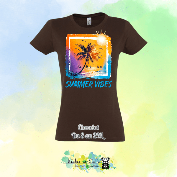 Tee shirt Steffy - Summer vibes – Image 7