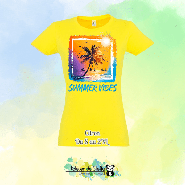 Tee shirt Steffy - Summer vibes – Image 9