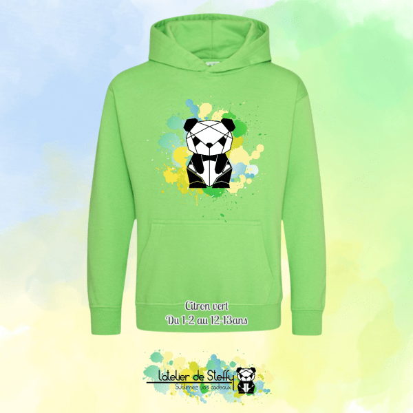 Sweat capuche Noah - Panda de l'atelier – Image 14