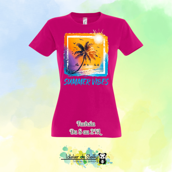 Tee shirt Steffy - Summer vibes – Image 14