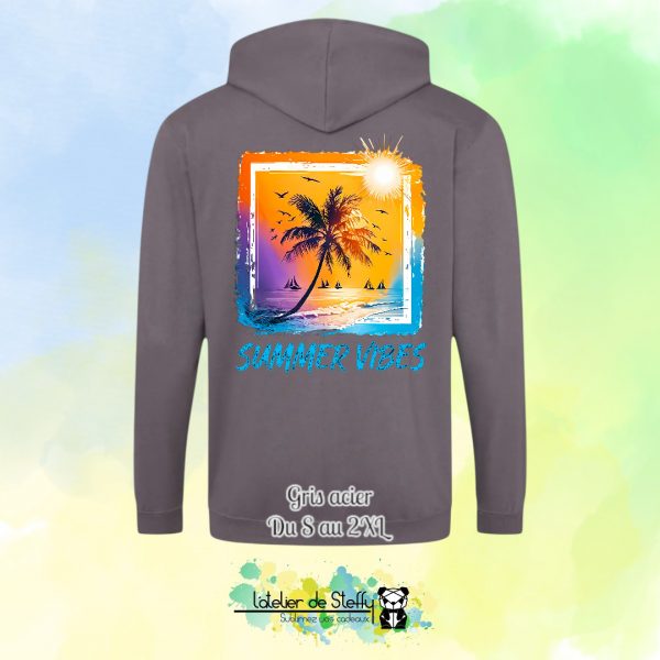 Veste sweat capuche Tof - Summer vibes – Image 9