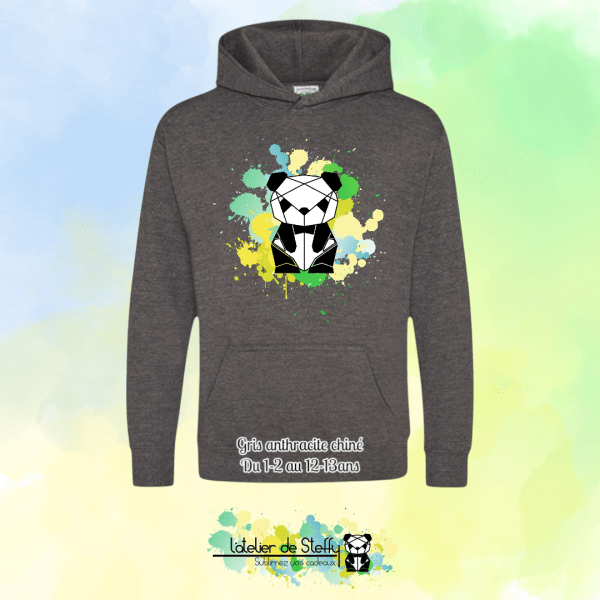 Sweat capuche Noah - Panda de l'atelier – Image 15