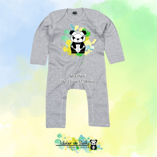 Barboteuse Pitchoune - Panda de l'atelier – Image 4