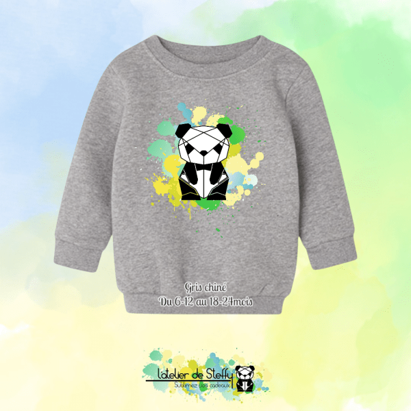 Sweat col rond Choupinou - Panda de l'atelier – Image 3