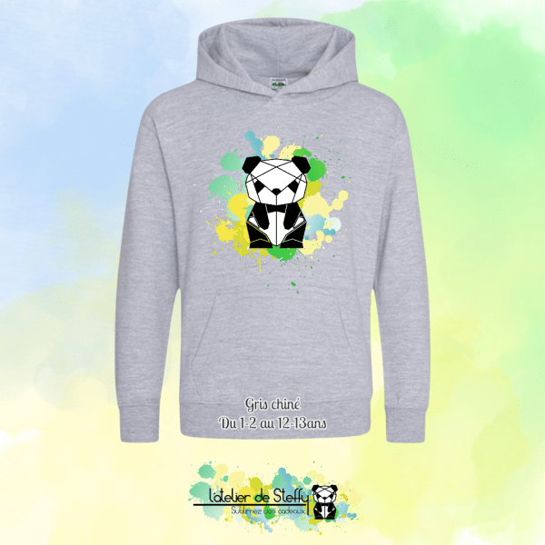 Sweat capuche Noah - Panda de l'atelier – Image 16