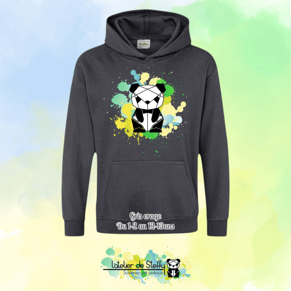 Sweat capuche Noah - Panda de l'atelier – Image 17