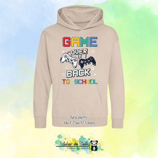 Sweat capuche Noah - Game over...Back to school – Image 18