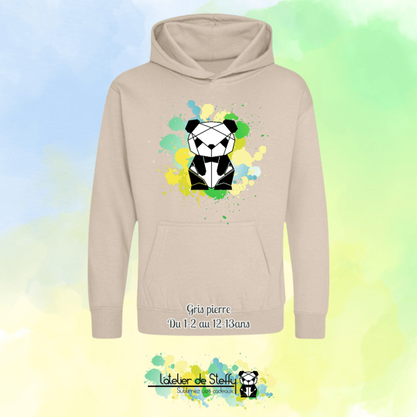Sweat capuche Noah - Panda de l'atelier – Image 18