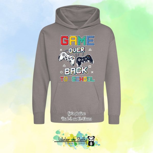 Sweat capuche Noah - Game over...Back to school – Image 19