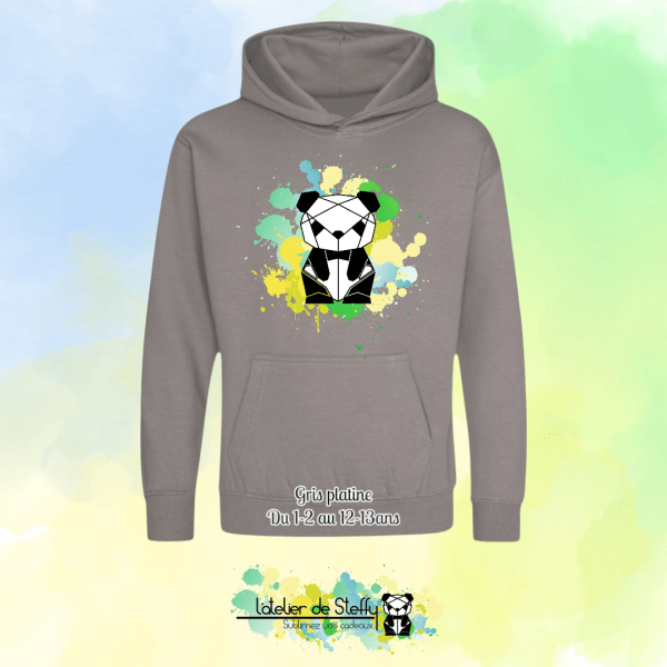 Sweat capuche Noah - Panda de l'atelier – Image 19