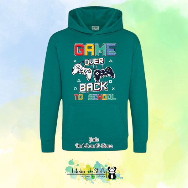 Sweat capuche Noah - Game over...Back to school – Image 20