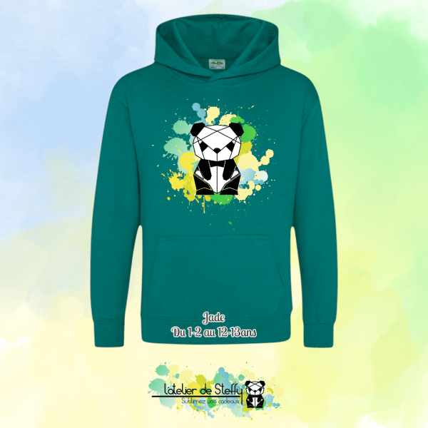 Sweat capuche Noah - Panda de l'atelier – Image 20