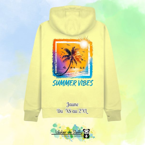 Veste sweat capuche Cath - Summer vibes – Image 16