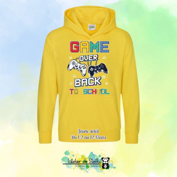 Sweat capuche Noah - Game over...Back to school – Image 21