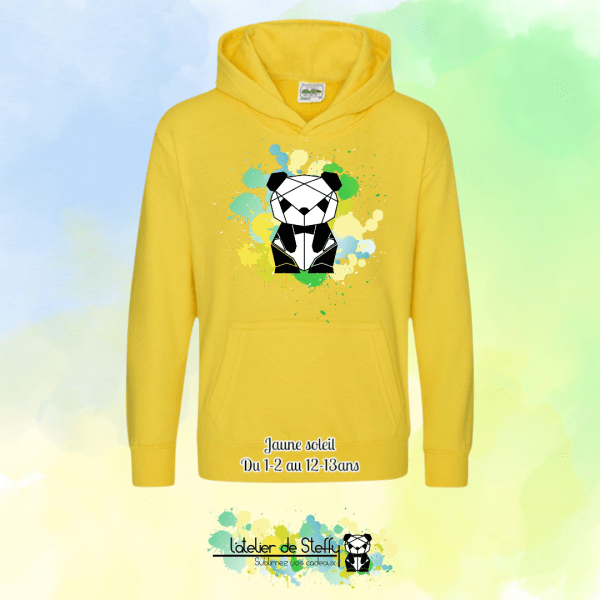 Sweat capuche Noah - Panda de l'atelier – Image 21