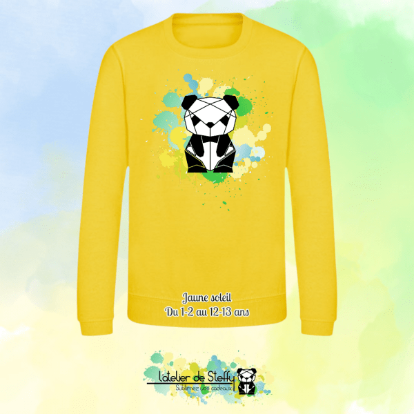 Sweat col rond Lyzo - Panda de l'atelier – Image 15