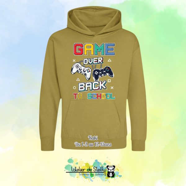 Sweat capuche Noah - Game over...Back to school – Image 22
