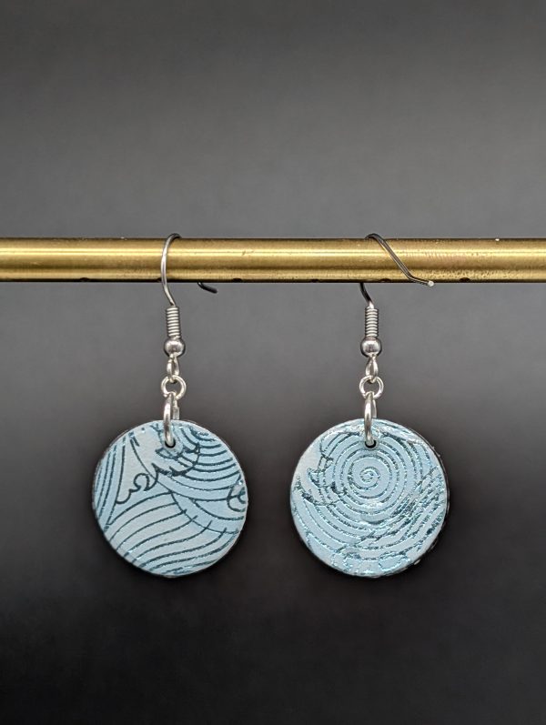 Boucles d'oreilles Livia - Vagues d'été (avec défaut) – Image 2