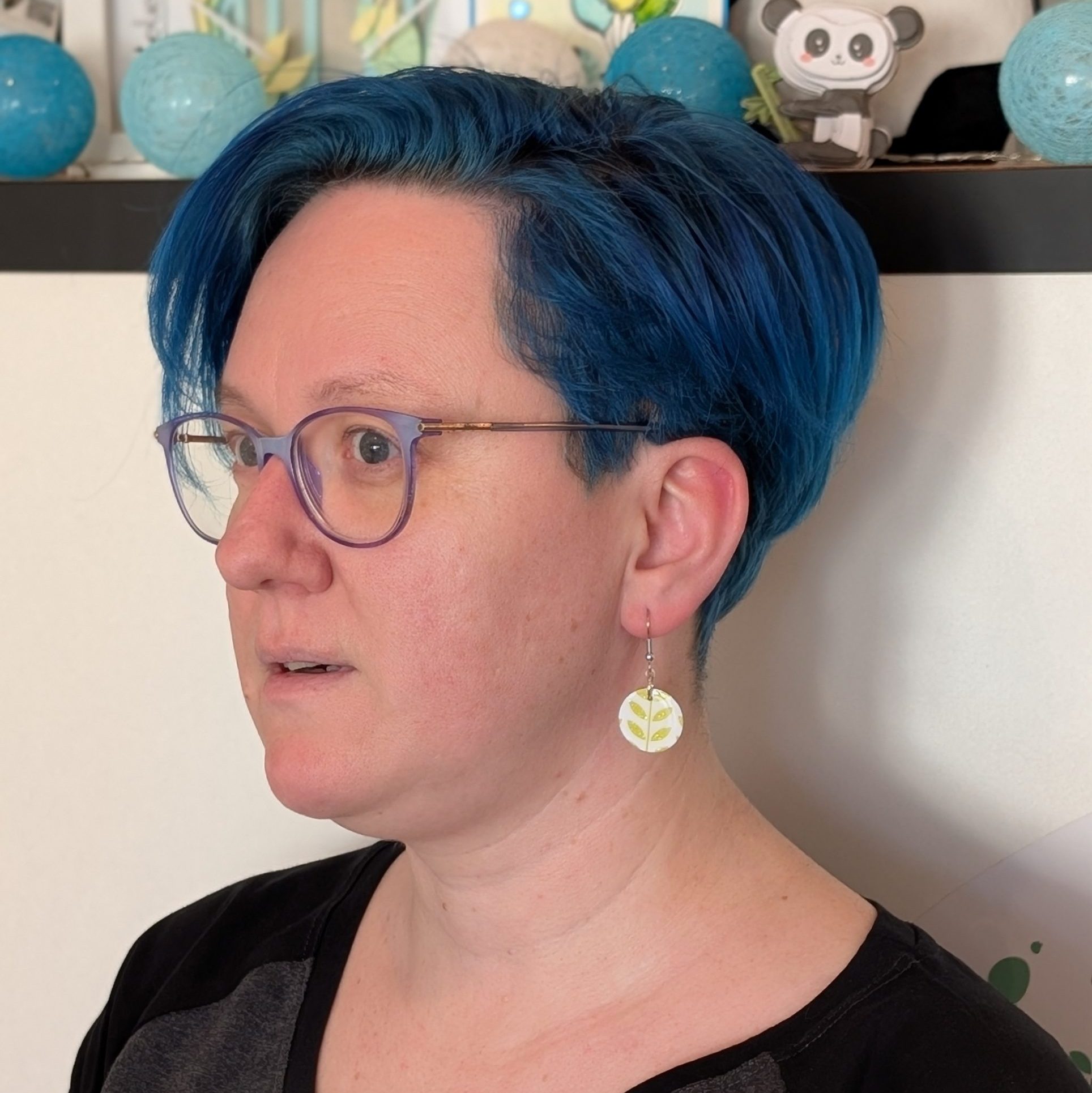 Boucles d'oreilles en papier Livia