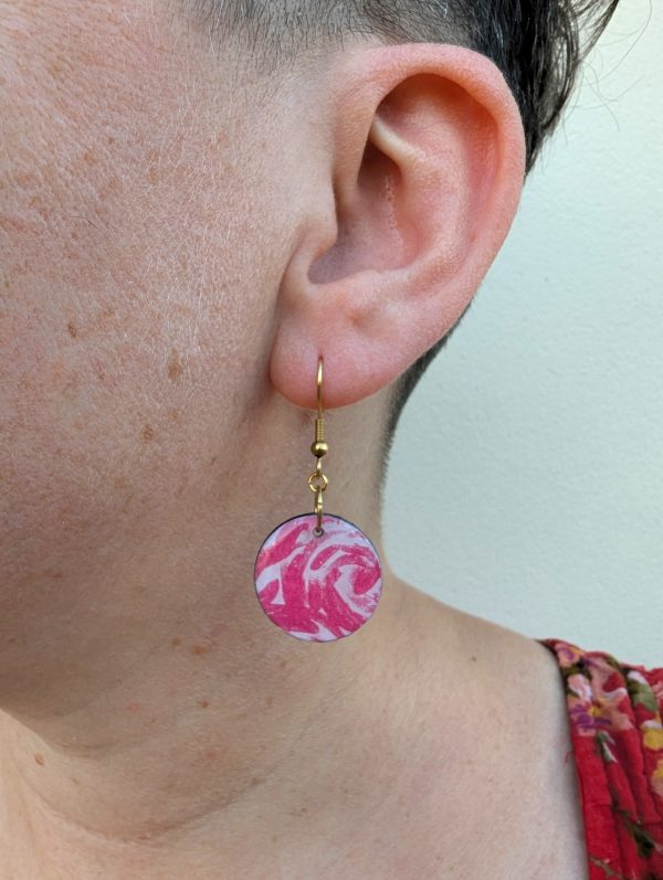 Boucles d'oreilles Livia - Fleur (avec défaut) – Image 4